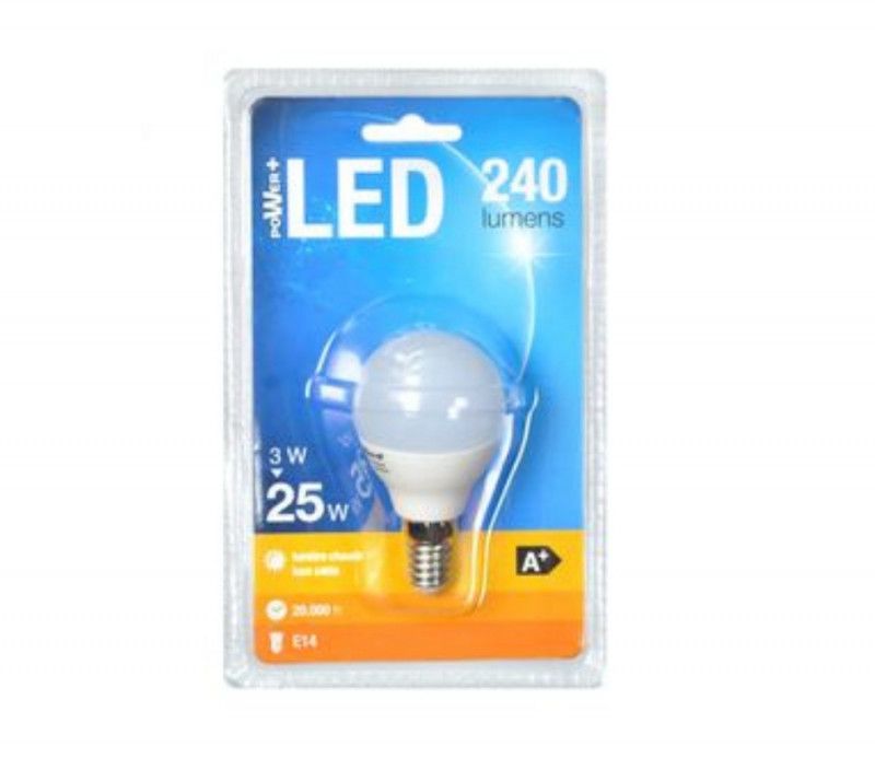 Ampoule LED 3,3W / 424LM compatible veilleuse culot E14